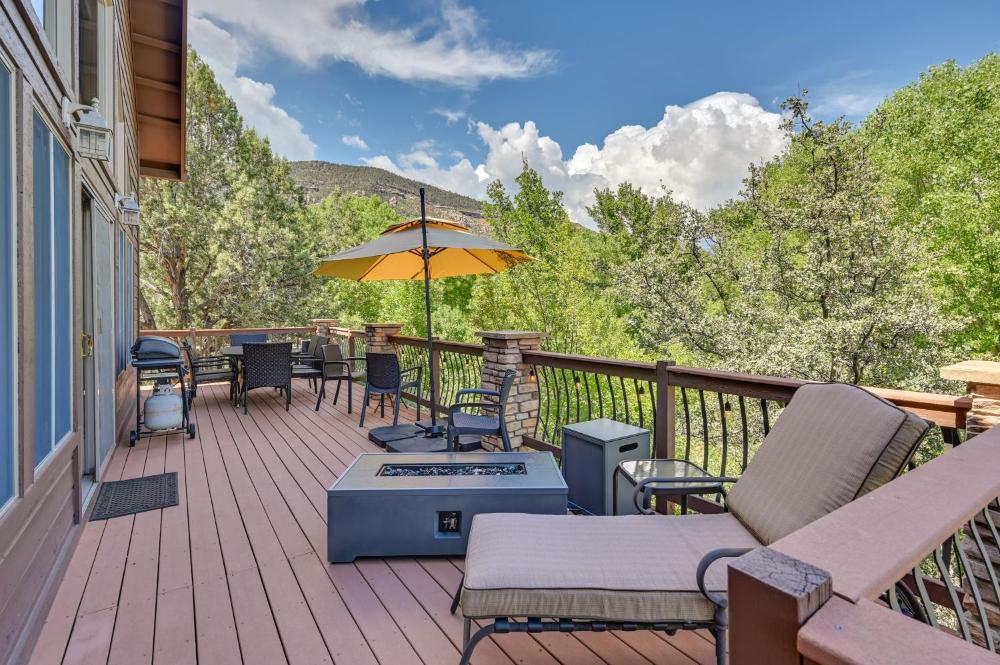 Log Cabin in Payson with Deck, Mtn and Creek Views